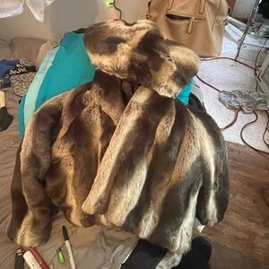 NEW Faux Fur Coat Vegan Luxury Statement Jacket Boutique Winter Outerwear